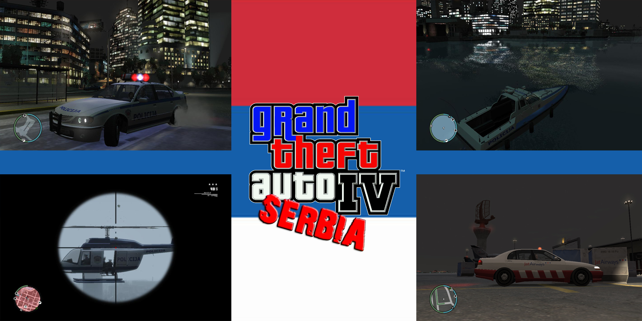 GTA 4 Time Partizan (Servia) Mod 