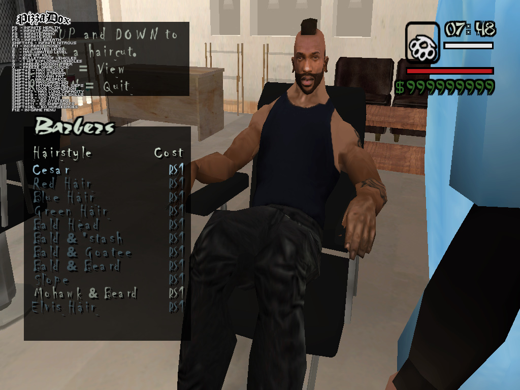 The GTA Place - $1 hairstyles + tattoo's Mod ( V )